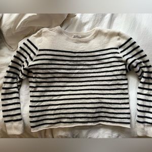 Reformation Cashmere Striped Sweater